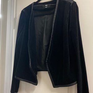 Mossimo target stretch velvet blazer